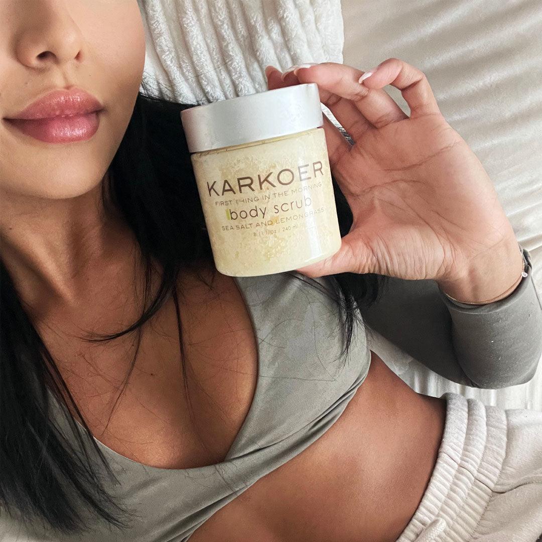 Karkoer Pure Body Scrub Oil and Sea salt - karkoer