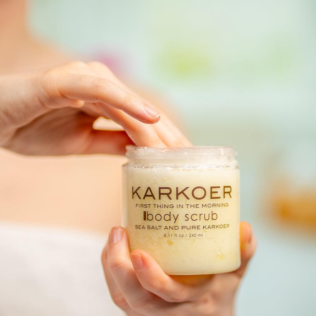 Karkoer Pure Body Scrub Oil and Sea salt - karkoer