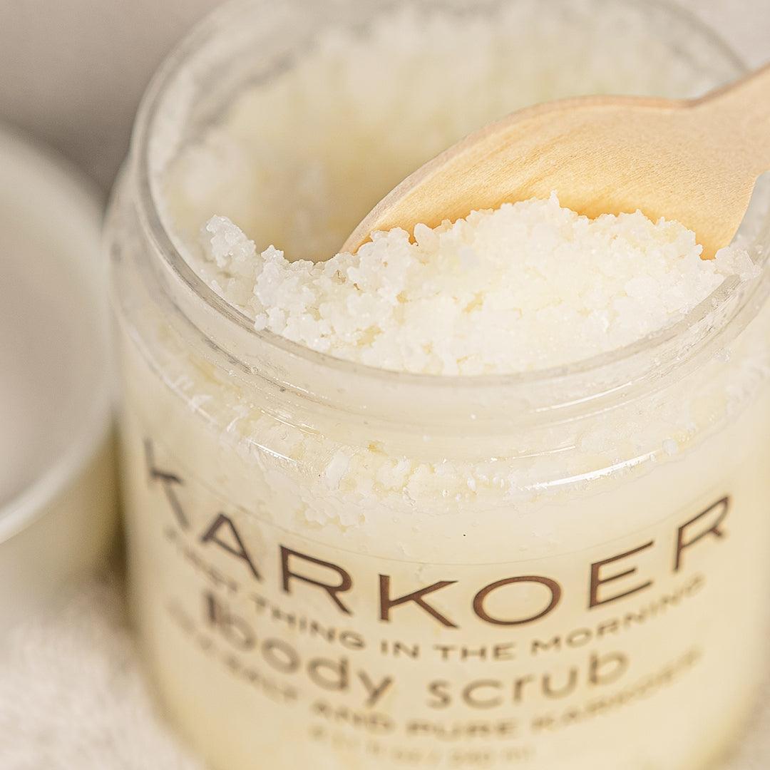 Karkoer Pure Body Scrub Oil and Sea salt - karkoer